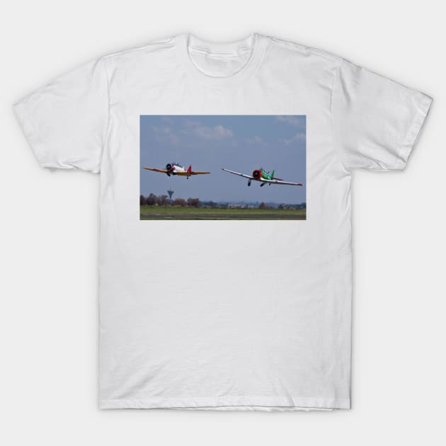 ZU-FNE & ZU-BMC - N. American Harvards T-Shirt by RatManDude